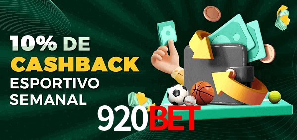 10% de bônus de cashback na 920bet
